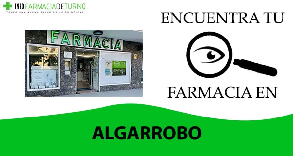 Farmacia de turno 24 horas en Algarrobo hoy