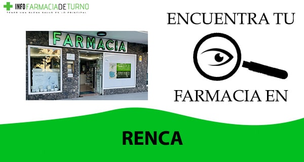 Farmacia de turno 24 horas en Renca hoy